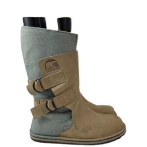 Sorel Kids Tan and Gray Boots